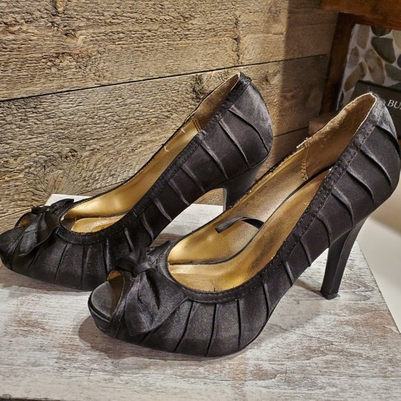 Women's Stiletto Heels LAT US 7 Black Heels - Picture 5 of 8